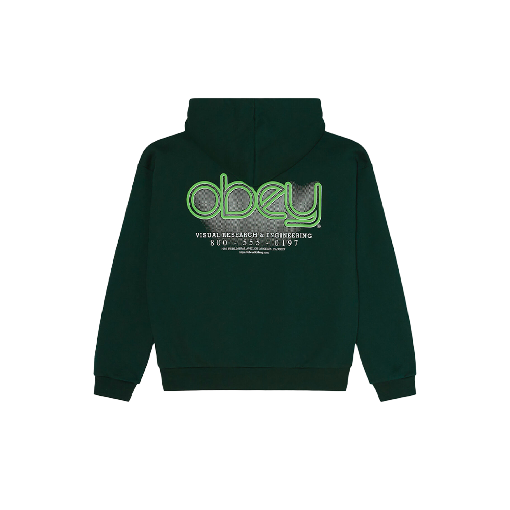 Obey Visuals Extra Heavy Pullover Green Gables 111610071_GRG