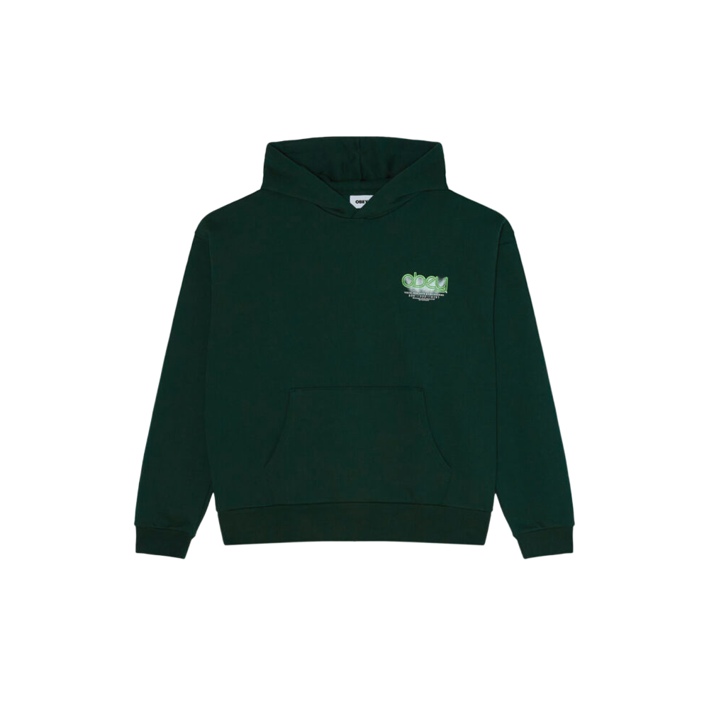 Obey Visuals Extra Heavy Pullover Green Gables 111610071_GRG - Image 2
