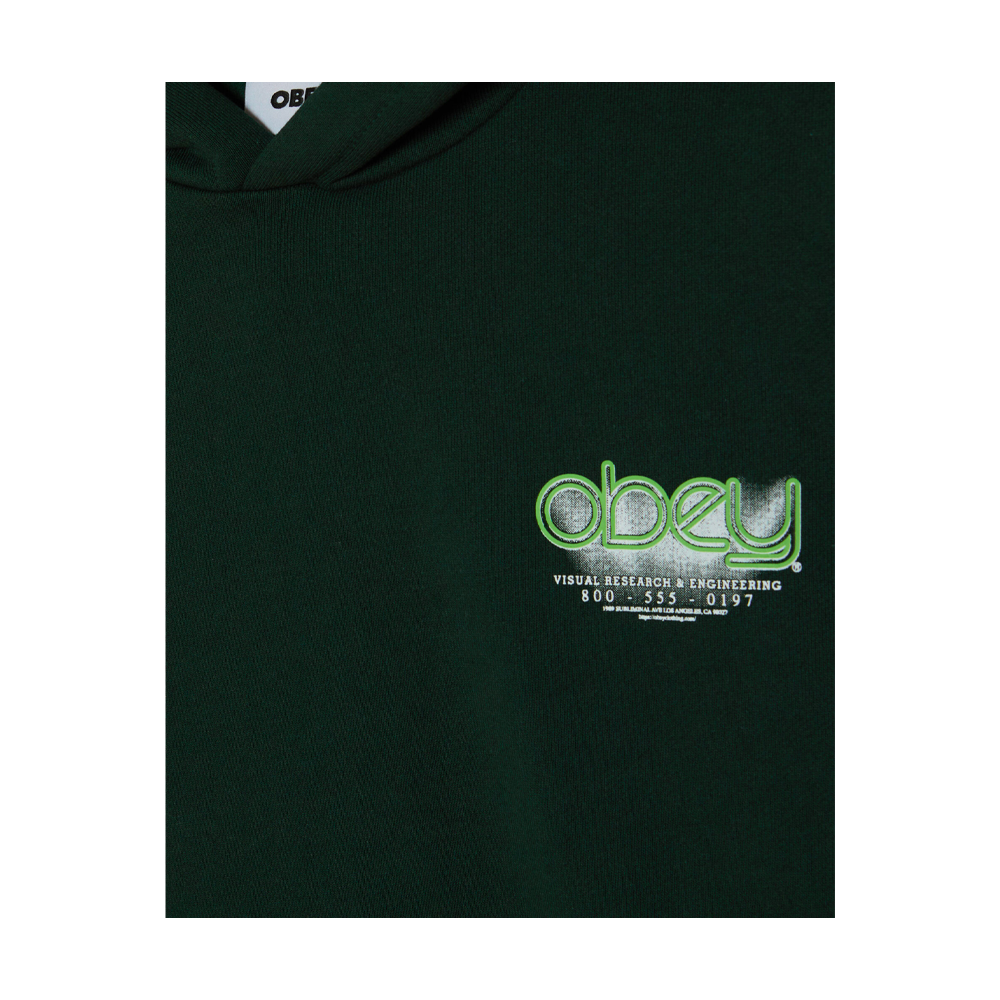 Obey Visuals Extra Heavy Pullover Green Gables 111610071_GRG - Image 3