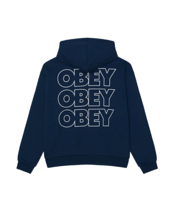 Obey Treble Extra Heavy Pullover Pageant Blue 111610072_PBL