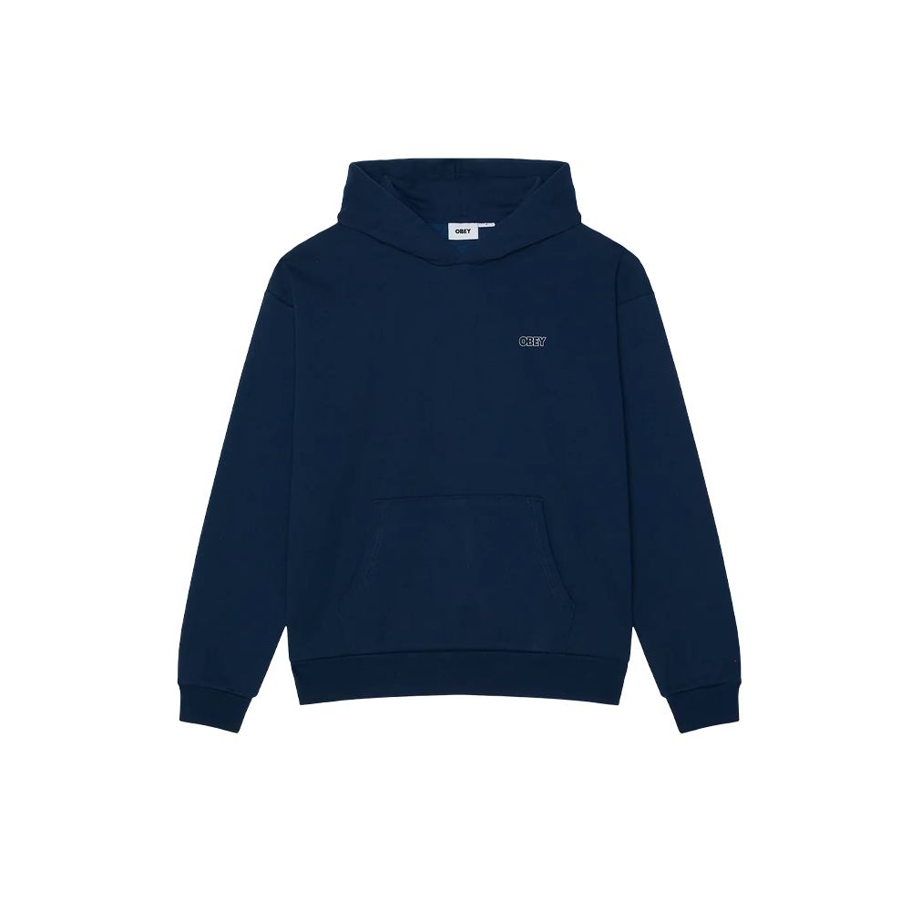 Obey Treble Extra Heavy Pullover Pageant Blue 111610072_PBL - Image 2