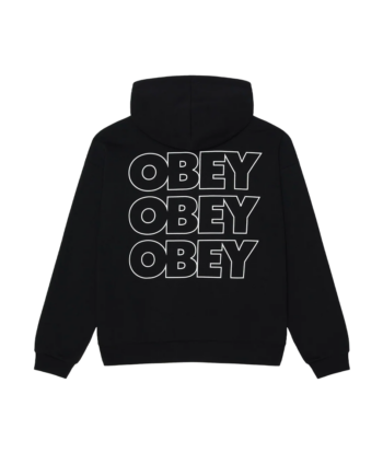 Obey Treble Extra Heavy Pullover Black 111610072_BLK