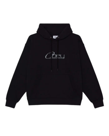 Obey Chrome Pullover Black 111610075_BLK