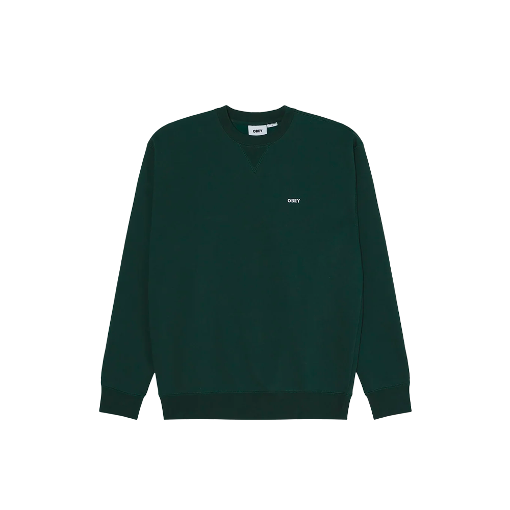 Obey Est. Works Bold II Crewneck Green Gables 112480152_GRG