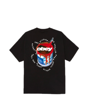 Obey Real Spill Tee Black 165264439_BLK