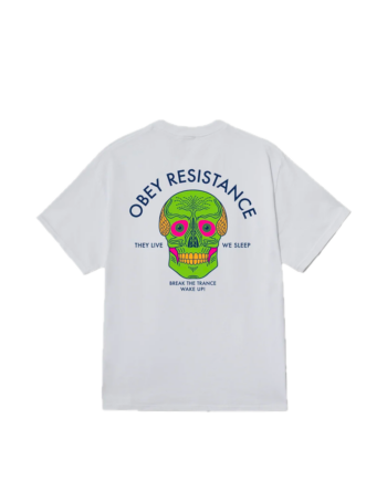 Obey Resistance Skull Tee White 165264484_WHT