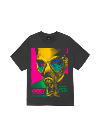 Obey Gas Mask Tee Vintage Black 165264485_VBL