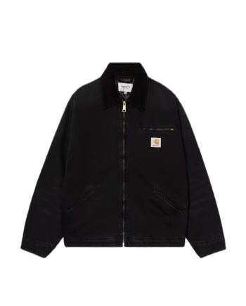Carhartt WIP OG Detroit Jacket Black / Black (Stone canvas) I035614_00E_4O