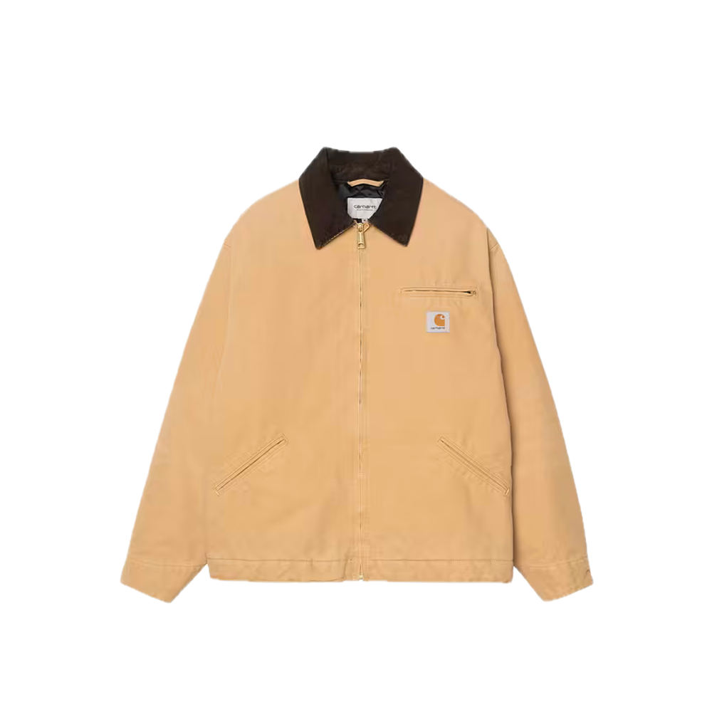 Carhartt WIP OG Detroit Jacket WIP Dusty H / Tobacco (Stone canvas) I035614_3WQ_4O