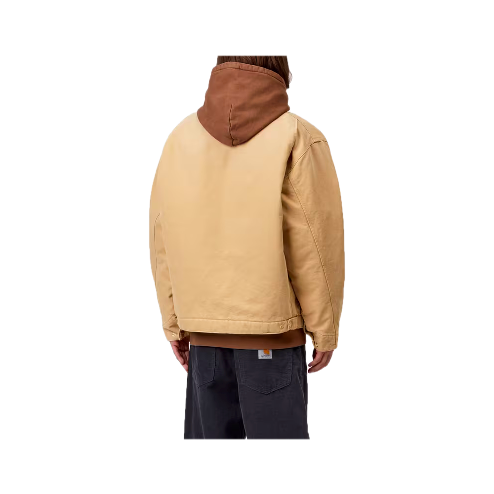 Carhartt WIP OG Detroit Jacket WIP Dusty H / Tobacco (Stone canvas) I035614_3WQ_4O