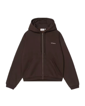 Carhartt WIP Hooded Ebbert Jacket Tobacco / White I037114_3XN_XX