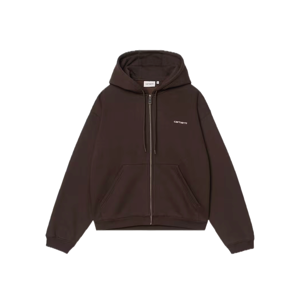 Carhartt WIP Hooded Ebbert Jacket Tobacco / White I037114_3XN_XX