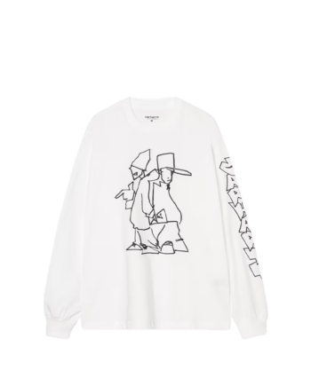 Carhartt WIP L/S Blinkerfluid T-Shirt White I037238_02_XX