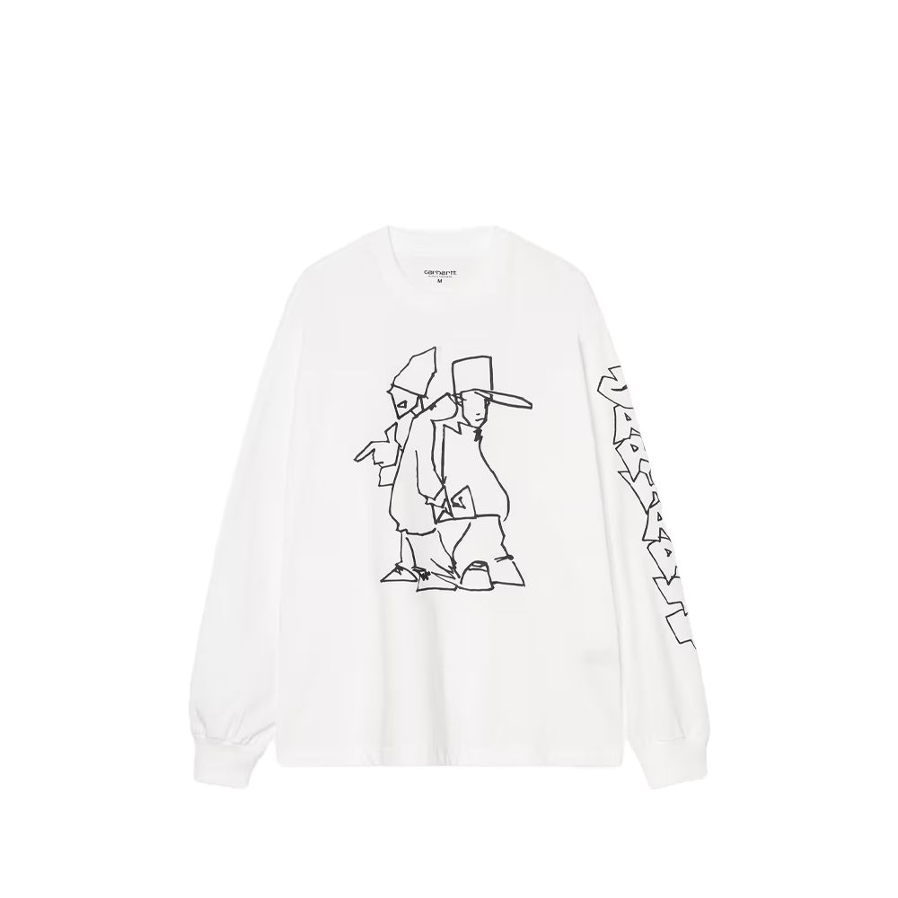 Carhartt WIP L/S Blinkerfluid T-Shirt White I037238_02_XX