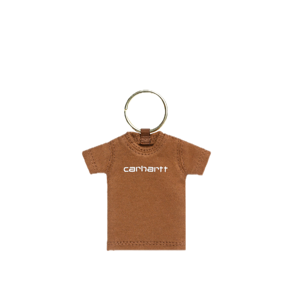 Carhartt Wip Mini Script T-Shirt Keychain Hamilton Brown I037324_HZ_XX