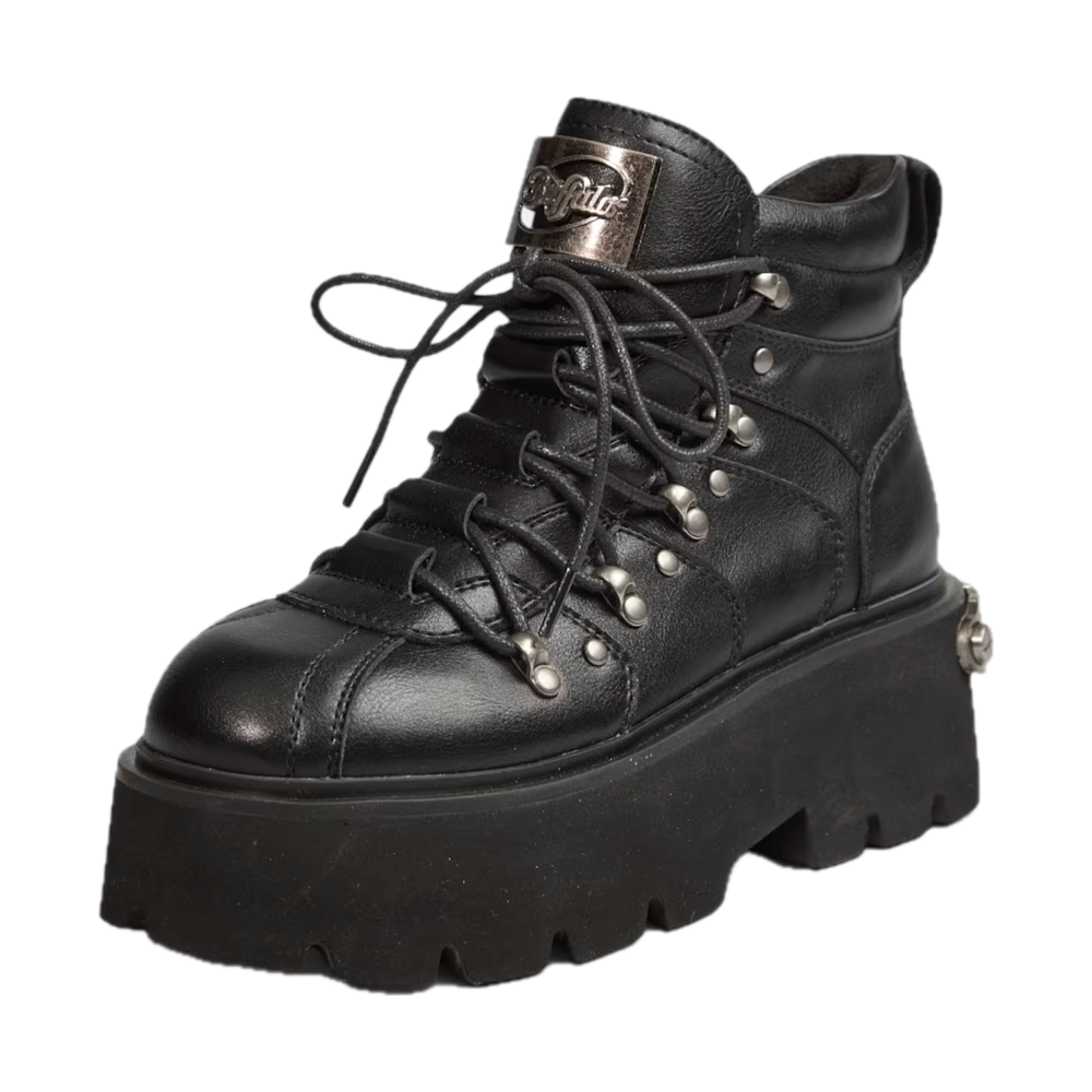 Buffalo Brake Hike Lo Vegan Nappa Black 02752261 - Image 3