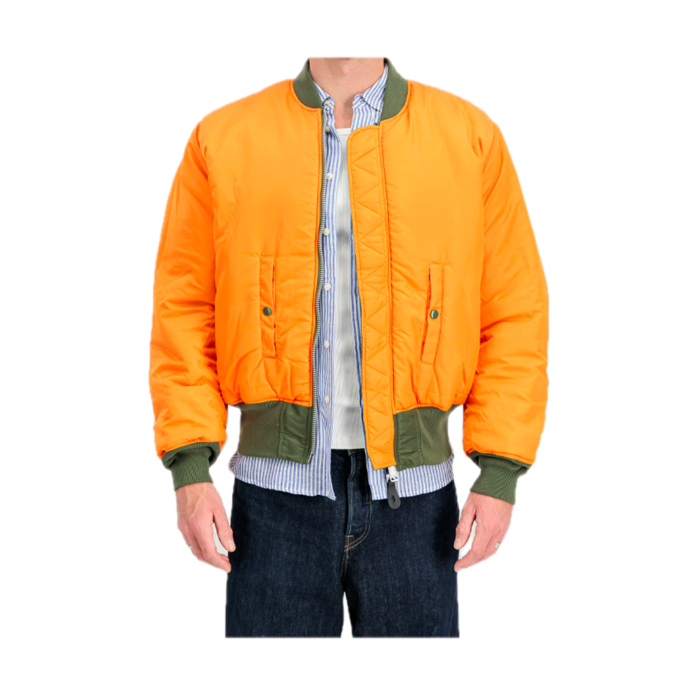 Alpha Industries MA-1 Heritage Bomber Jacket Sage Green 100101-01 - Image 4