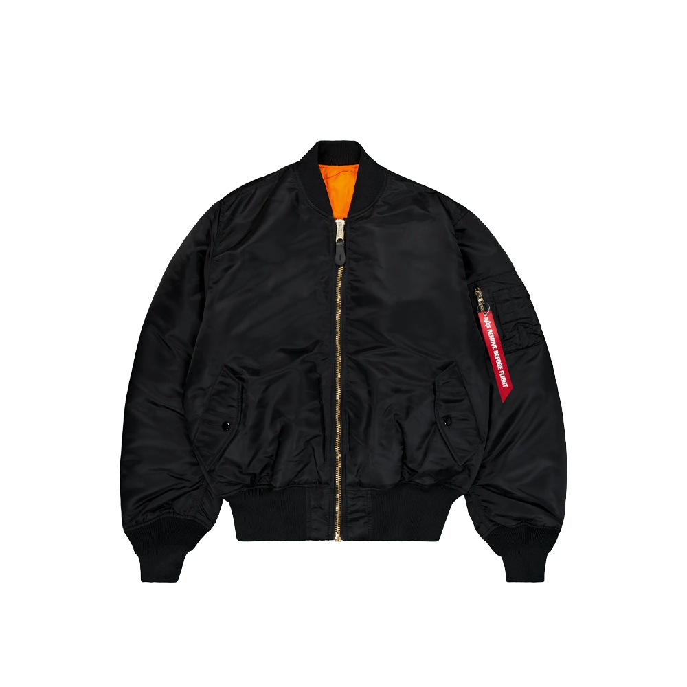 Alpha Industries MA-1 Heritage Bomber Jacket Black 100101-03