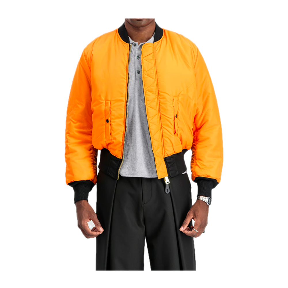 Alpha Industries MA-1 Heritage Bomber Jacket Black 100101-03 - Image 4