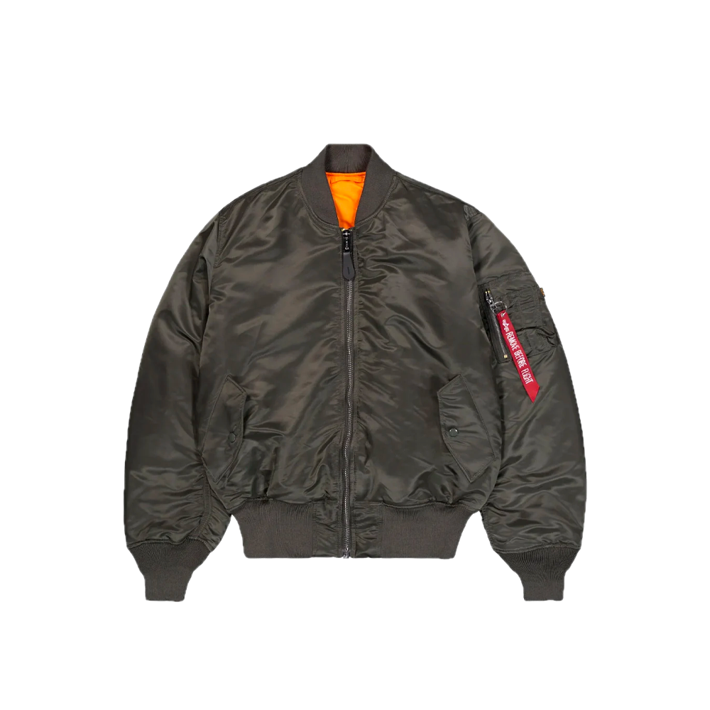 Alpha Industries MA-1 Heritage Bomber Jacket Rep. Grey 100101-04