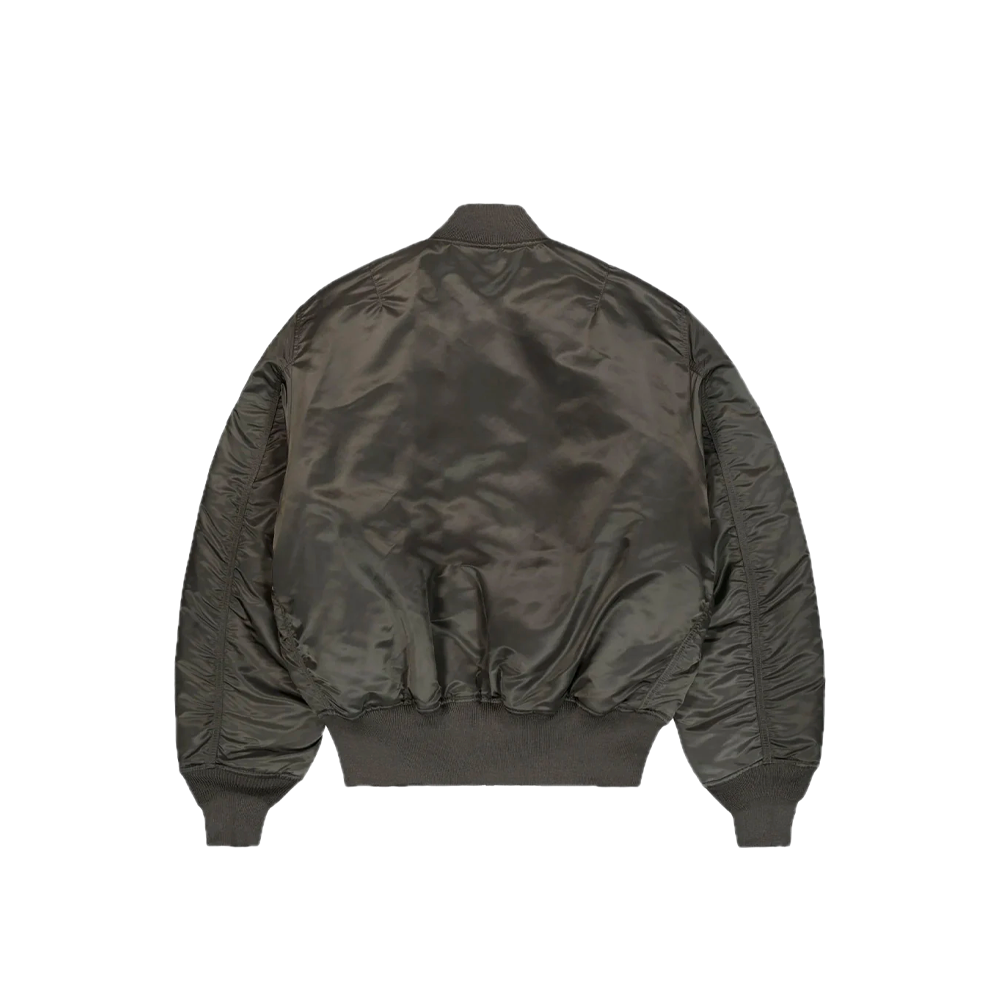 Alpha Industries MA-1 Heritage Bomber Jacket Rep. Grey 100101-04 - Image 2