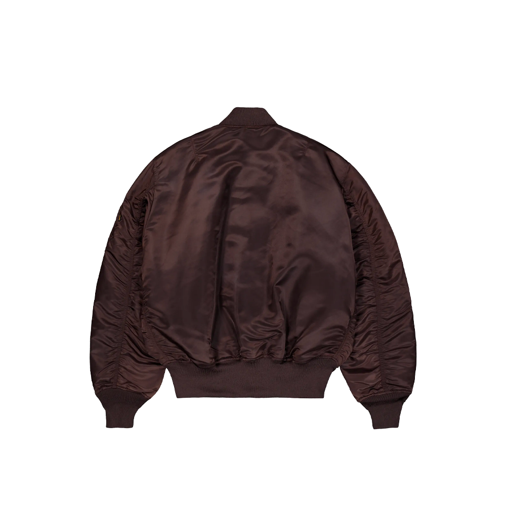 Alpha Industries MA-1 Heritage Bomber Jacket Hunter Brown 100101-696 - Image 2