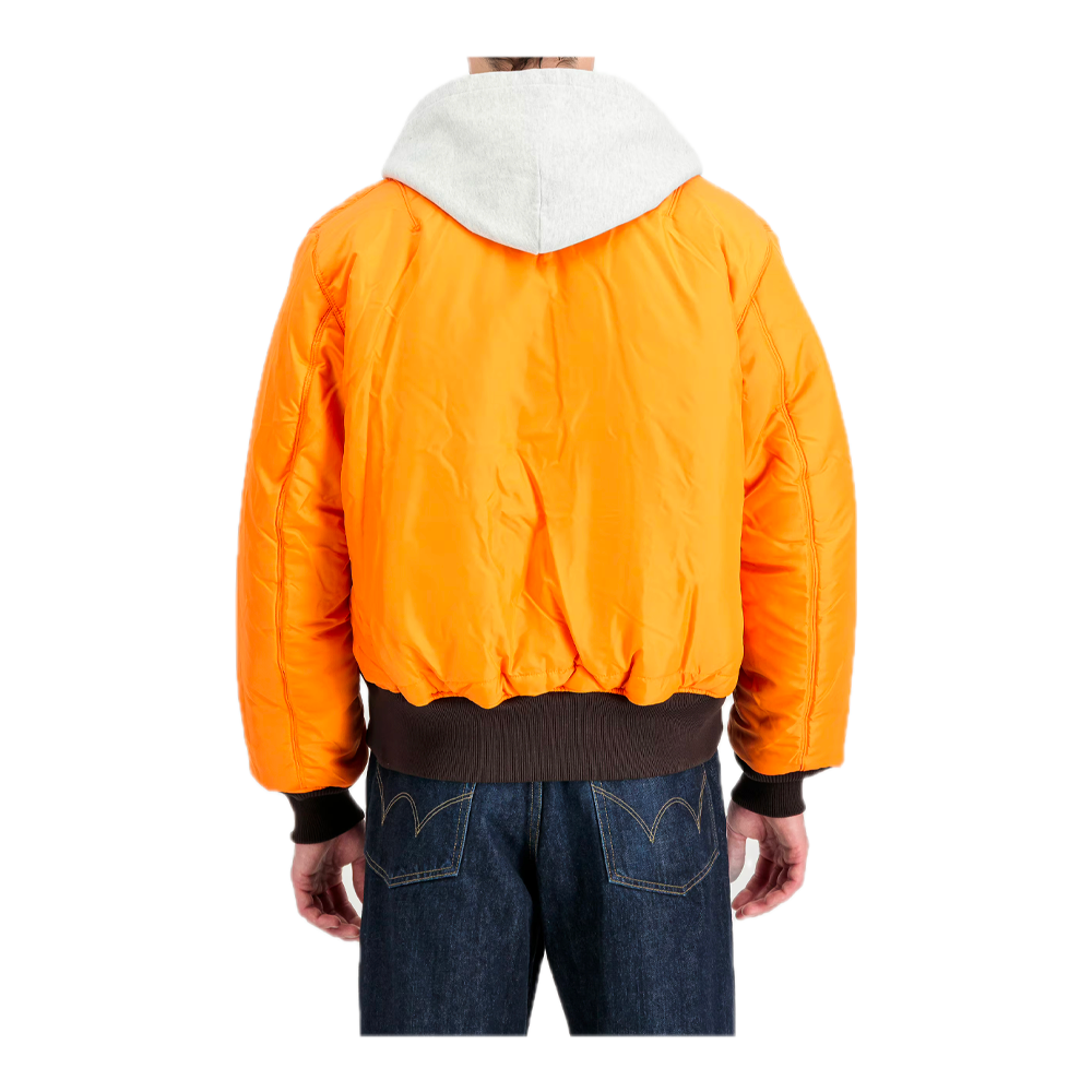 Alpha Industries MA-1 Heritage Bomber Jacket Hunter Brown 100101-696 - Image 3