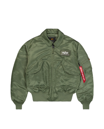 Alpha Industries CWU-45 Heritage Bomber Jacket Sage Green 100102-01