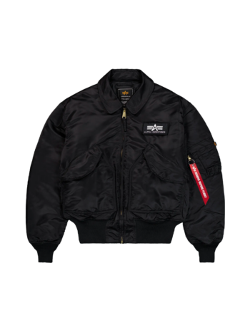 Alpha Industries CWU-45 Heritage Bomber Jacket Black 100102-03