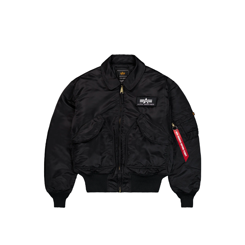 Alpha Industries CWU-45 Heritage Bomber Jacket Black 100102-03