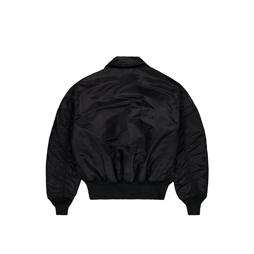 Alpha Industries CWU-45 Heritage Bomber Jacket Black 100102-03 - Image 2