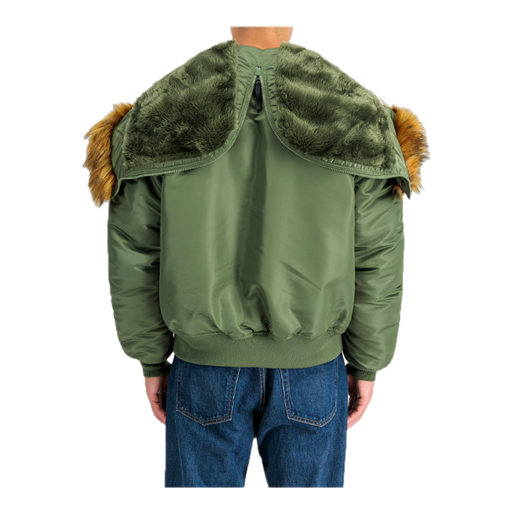 Alpha Industries N-2B Heritage Winter Jacket Sage Green 100105-01 - Image 4