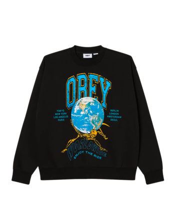 Obey Enjoy The Ride Crewneck Black 112864431_BLK