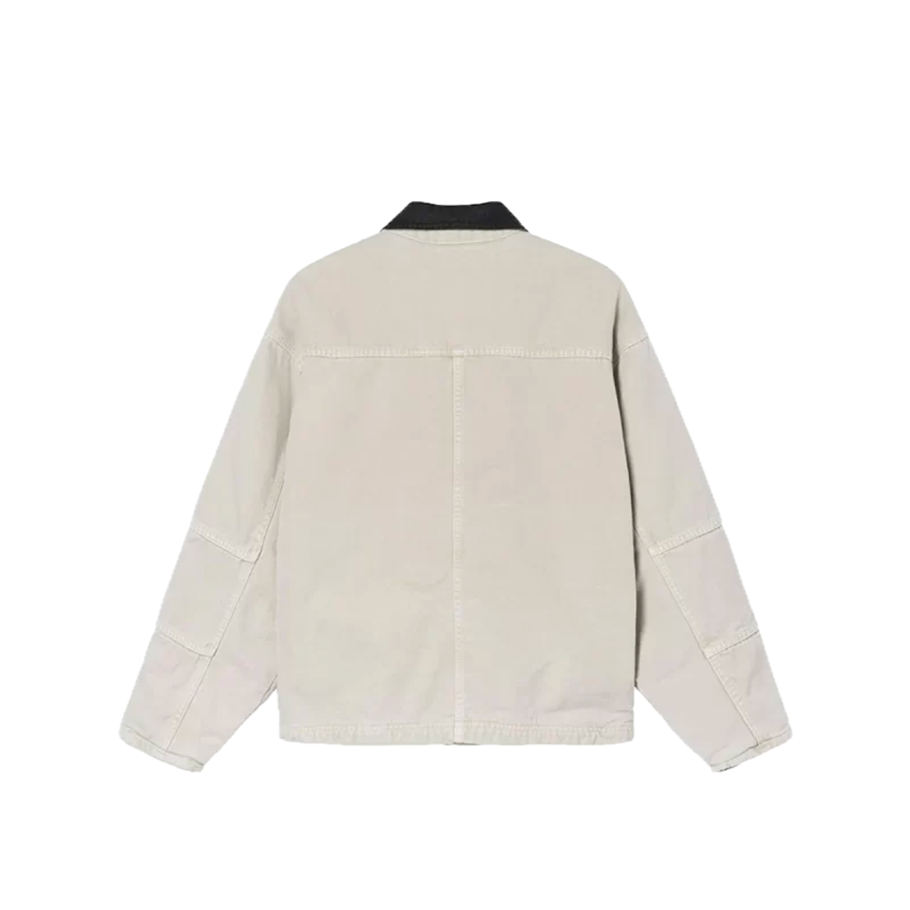 Stussy Washed Canvas Shop Jacket Bone 115589_BON - Image 2