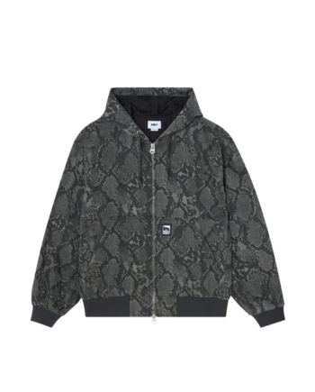 Obey Glen Zip Up Jacket Grey Snake 121800593_GSN