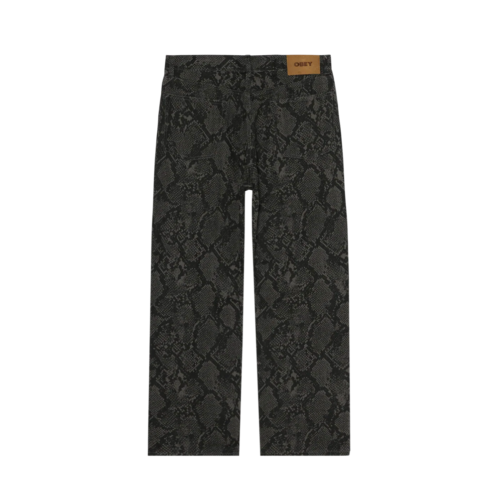 Obey Classic Baggy Denim Snake Print 142010109_SNP - Image 2