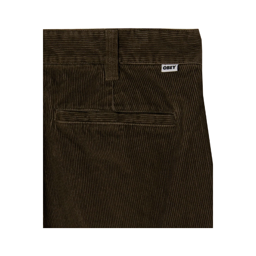 Obey Dean Faded Wash Cord Pant Wren Faded Wash 142020266_WFW - Image 3