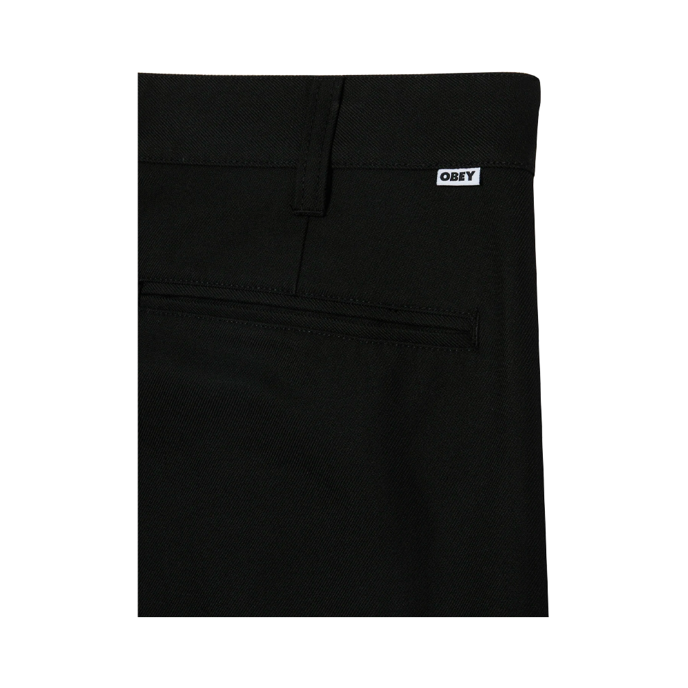 Obey Dean Pleated Pant Black 142020269_BLK - Image 3