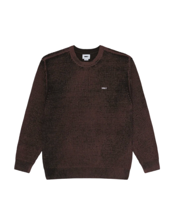 Obey Spray Effect Sweater Morel Multi 151000109_MRM