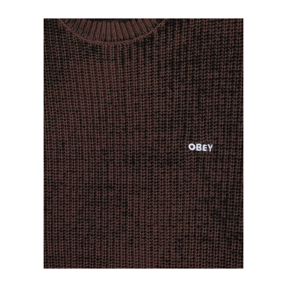 Obey Spray Effect Sweater Morel Multi 151000109_MRM - Image 3