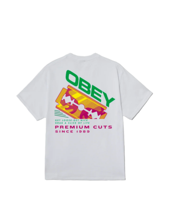 Obey Razor Classic T-Shirt White 165264482_WHT