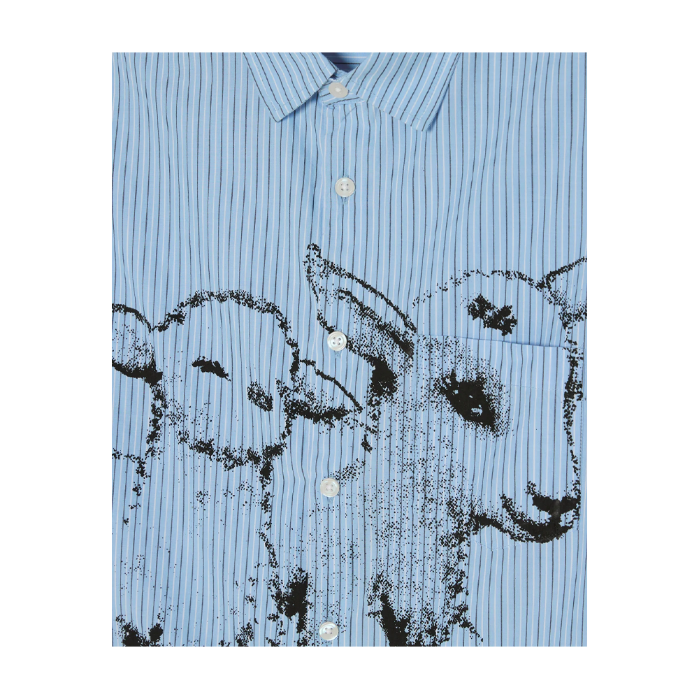 Obey Billy Shirt Light Blue Multi 181200433_LBL - Image 3