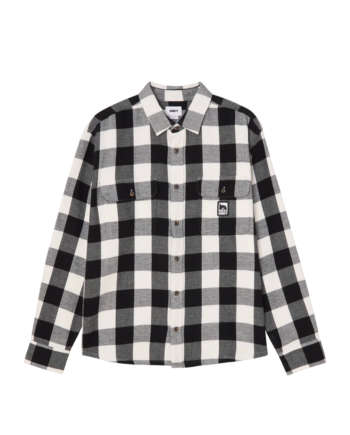 Obey Jones Shirt Vintage White Multi 181200435_VWH