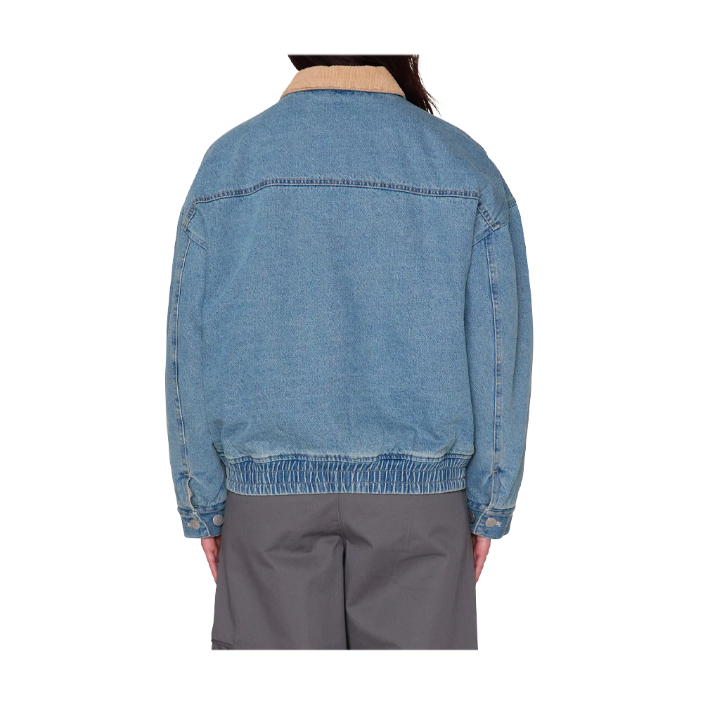 Obey Ezra Workwear Jacket Heavy Vintage Indigo 221800453_HVI - Image 3