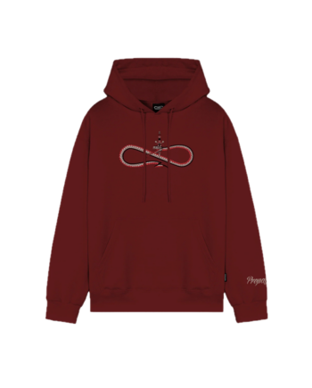 Propaganda Logo Sword Hoodie Red 26FWPRFE742