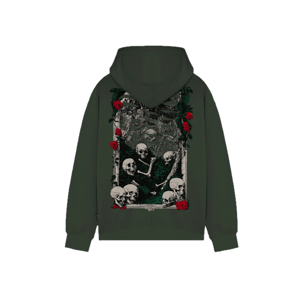 Propaganda Ribs Blossom Hoodie Pine 26FWPRFE762