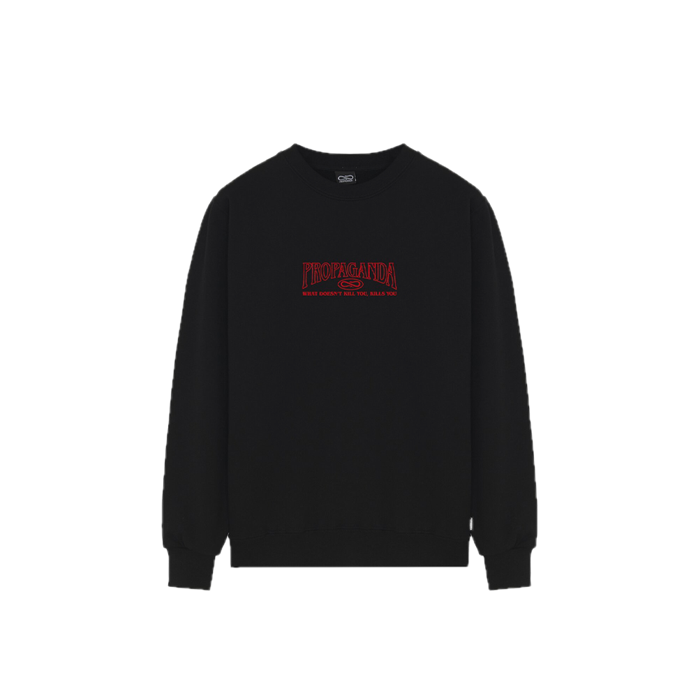 Propaganda Darkness Crewneck Black 26FWPRFE777 - Image 2