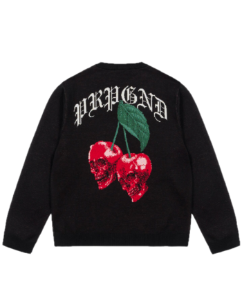 Propaganda Cherry Skull Sweater Black 26FWPROU940