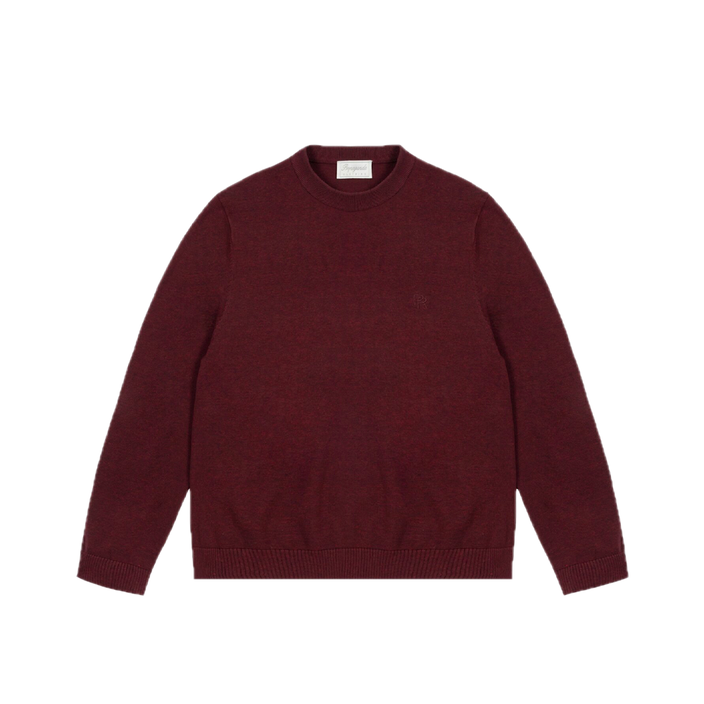 Propaganda Ribs Sweater Burgundy 26FWPROU944 - Image 2