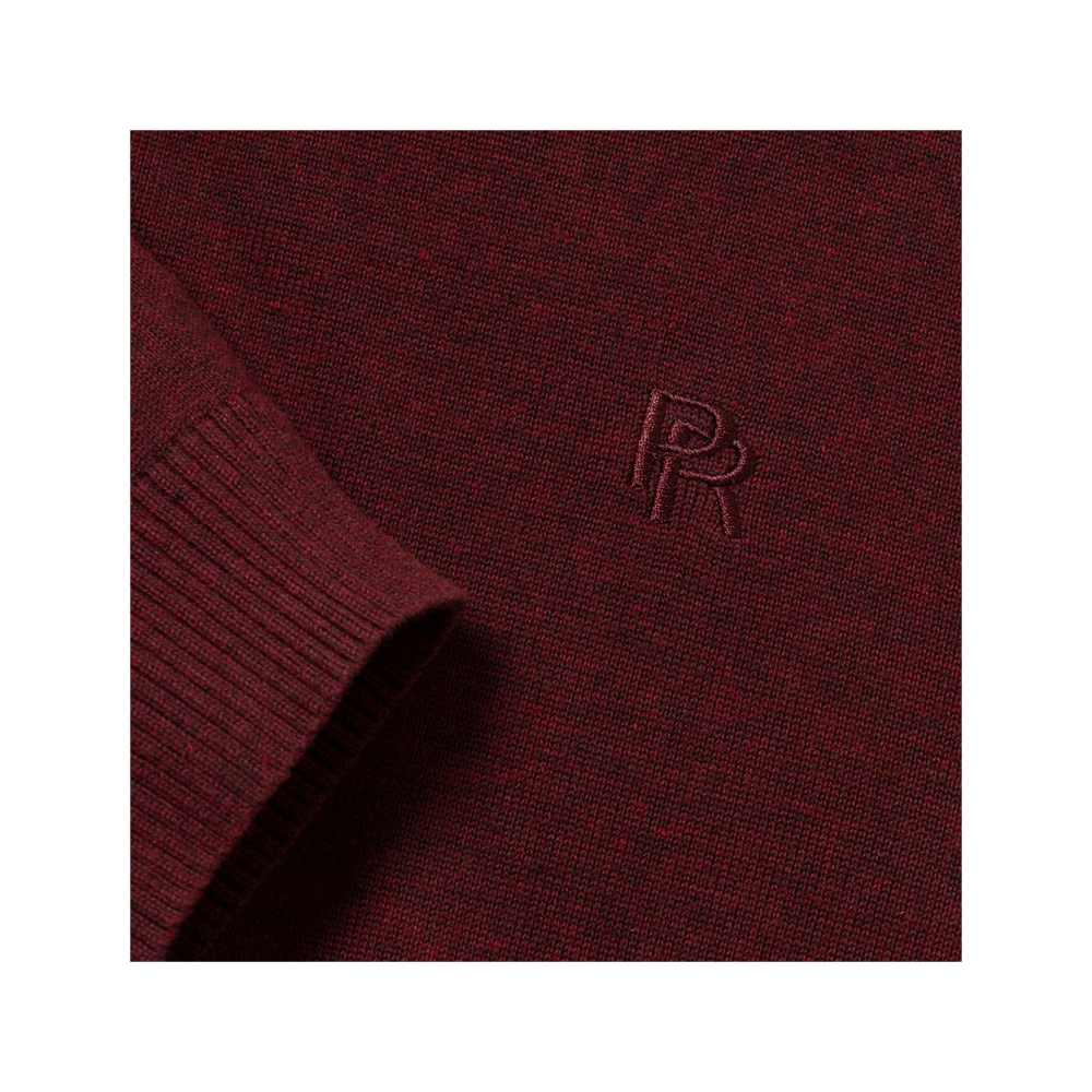 Propaganda Ribs Sweater Burgundy 26FWPROU944 - Image 3
